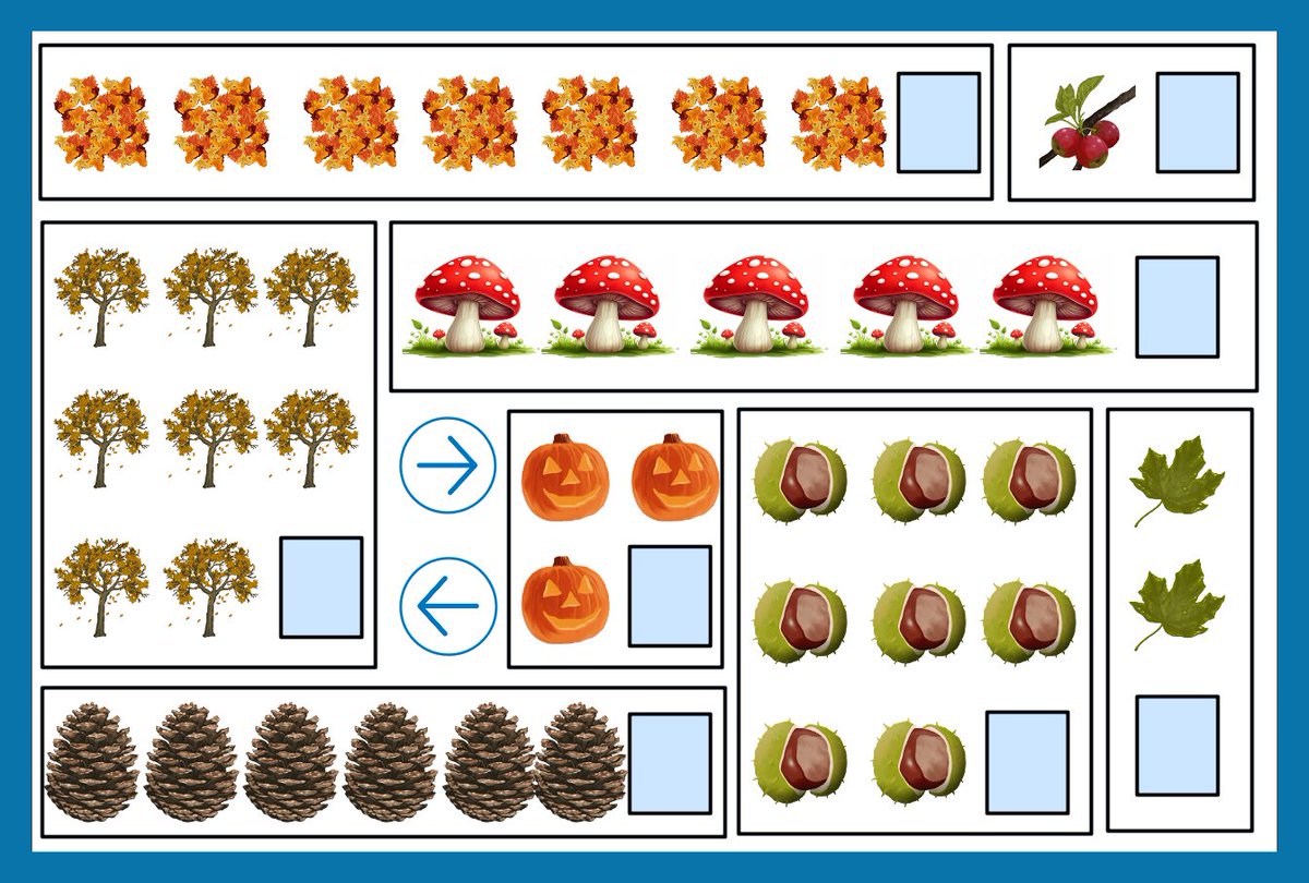 One of our Clicker customers recently reached out to us and shared a lovely custom set they had created for autumn counting. What a fabulous idea. ❤️