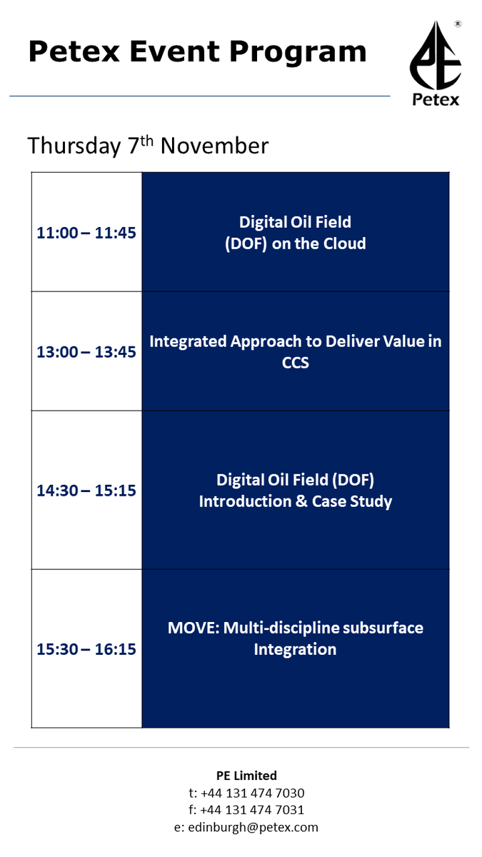 With #ADIPEC fast approaching, here's a preview of what PE Limited will be bringing to the table! Find us in the #Digitalisation Zone, stand #14145, discussing some of the industry's most pressing issues, including #CCS, #CloudDeployment, &amp; real time #DigitalOilField.