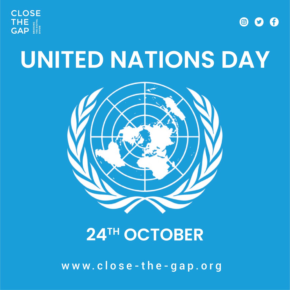 🌍 Happy United Nations Day 2024! 🌟 Today, we celebrate the power of global collaboration and the pursuit of peace, development, and human rights for all. Together, we can make a difference! #UNDay #GlobalUnity