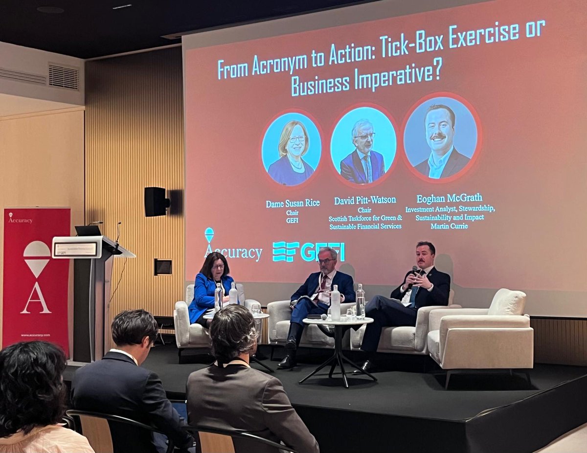 Eoghan McGrath shared how <a href="/MartinCurrieIM/">Martin Currie</a> embeds ESG principles into all investment decisions and highlighted the risks of delaying robust #ESG action, noting that #Regulation  may soon catch up with voluntary initiatives.