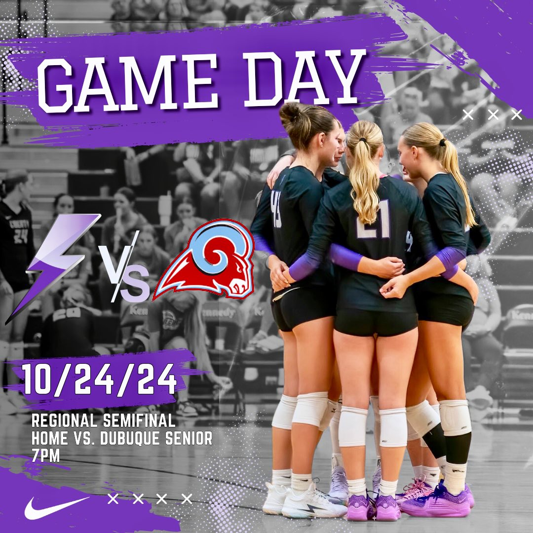 Liberty High School Volleyball (@liberty_vb) on Twitter photo REGIONAL SEMI GAME DAY!!⚡️🏐
🆚 Dubuque Senior (<a href="/dshs_volleyball/">Senior Volleyball</a>)
📍Liberty HS
⏰ 7:00pm
🎟️ tickets.gobound.com/tickets/events… digital tickets only, no activity passes accepted
📢 <a href="/LHSStudentsec_/">BOLT NATION😈</a> it’s post season time - pack the gym and be loud! Go bolts! REGIONAL SEMI GAME DAY!!⚡️🏐
🆚 Dubuque Senior (<a href="/dshs_volleyball/">Senior Volleyball</a>)
📍Liberty HS
⏰ 7:00pm
🎟️ tickets.gobound.com/tickets/events… digital tickets only, no activity passes accepted
📢 <a href="/LHSStudentsec_/">BOLT NATION😈</a> it’s post season time - pack the gym and be loud! Go bolts!