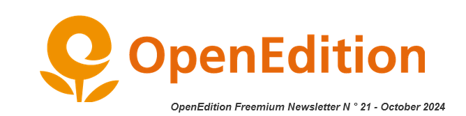 OpenEditionNews's tweet image. [#Librairies] The #OpenEdition #Freemium newsletter is out! 
👀To discover our selection of #collections, #books and #issues and to know more about the program it&apos;s here 👉tinyurl.com/2n4xunxy