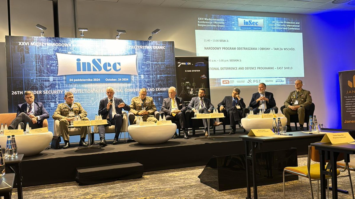 WBGroup_PL's tweet photo. Prezes spółki #MindMade (część @WBGroup_PL) wziął udział w XXVI Międzynarodowej Konferencji i Wystawie Bezpieczeństwa Granic #InSec 2024 w Warszawie. Paweł Poncyljusz wystąpił w panelu "Narodowy program odstraszania i obrony - Tarcza Wschód". https://t.co/1rcMBhmCIE
