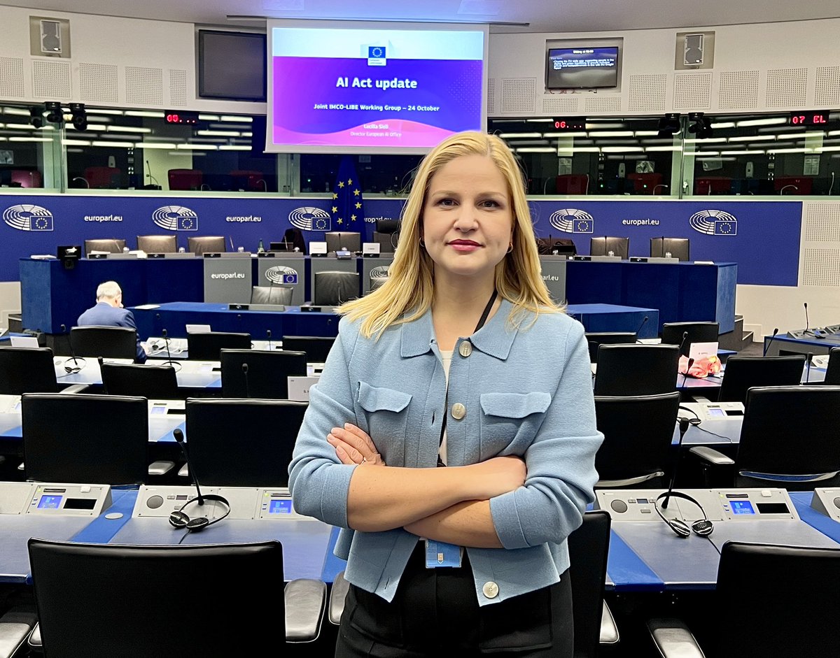 ArbaKokalari's tweet photo. Glad to announce that I’ve been appointed to the European Parliament’s Working Group on the implementation and enforcement of the #AIAct.  
I will represent @EPPGroup and @EP_SingleMarket. This morning we had our very first meeting. https://t.co/3n1If9kxkm