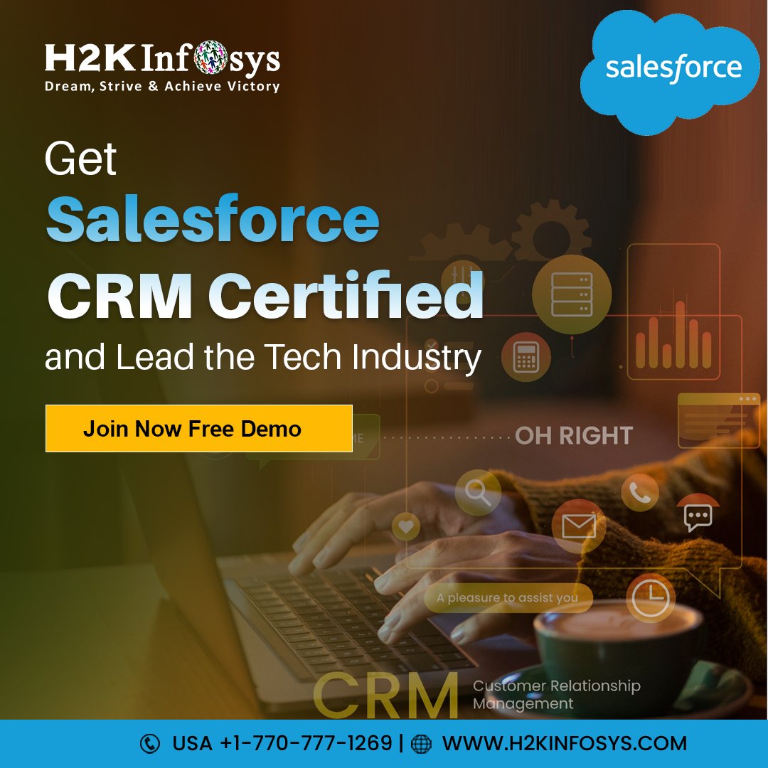 h2kinfosys's tweet image. 🚀 Get Salesforce CRM Certified at H2K Infosys and lead the tech industry! Gain essential skills to excel in today’s job market. Enroll now!
Enroll Today! @ bit.ly/3kiyRJ9
#Salesforce #CRMCertification #H2KInfosys #CareerGrowth #TechIndustry #SalesforceTraining #JobReady