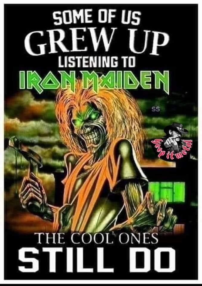 Iron Maiden 
UP THE IRONS 🇬🇧