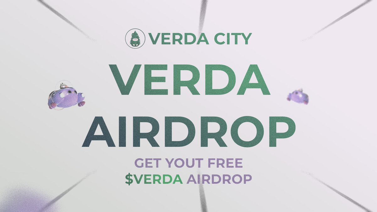 ABooger1's tweet image. Together, we are stronger! 💪 

Participate now: verda-city.org/airdrop

#VerdaCity #GreenWeb3 $VERDA