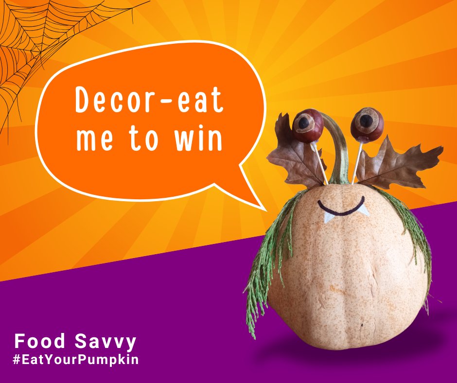 Half term is almost here! 🥳 Our pumpkin decorating COMPETITION is a smashing activity for the kids. Get the craft supplies out and give 'em pumpkin to do! Check it out on Facebook 🎃 #EatYourPumpkin