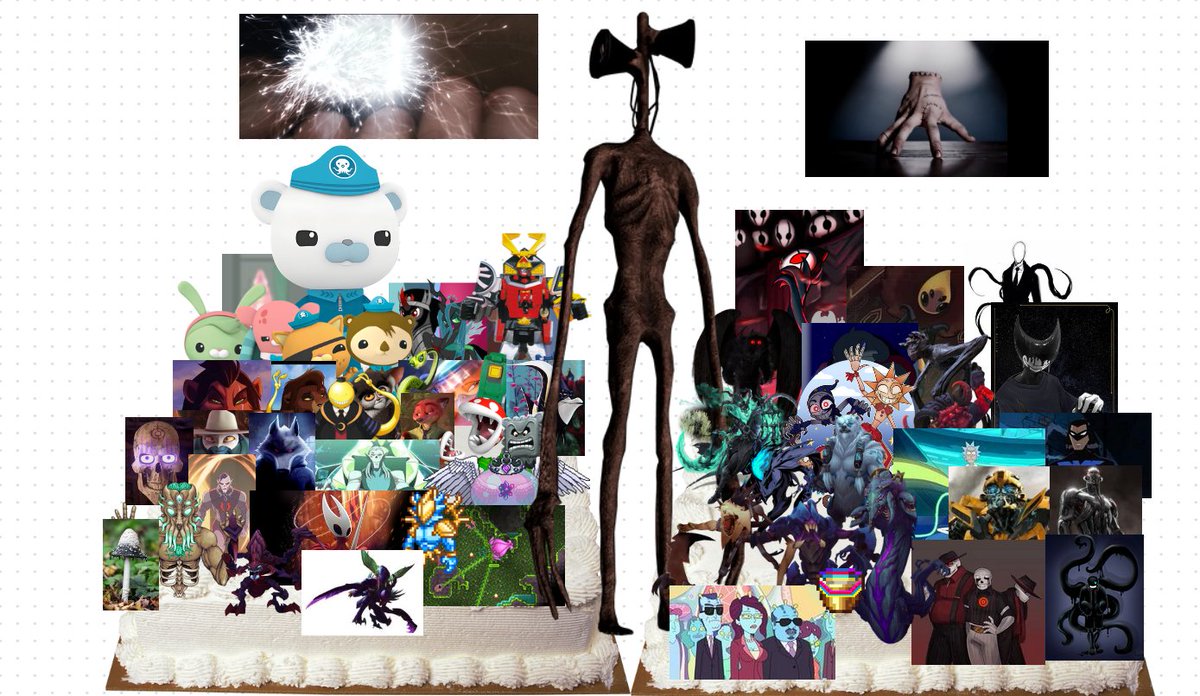 bunnileevt's tweet image. HAHA HEAR ME OUT CAKE WITH @kiiriwoo WITH ART FROM @/caspaccino (twitch) TEEHEE