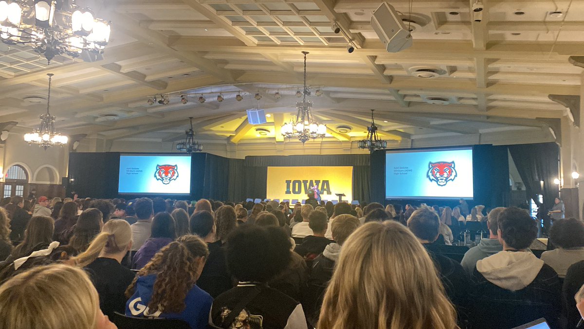 bethbasinger's tweet photo. Roll call! ADM HS is here! #ihspa24 https://t.co/DQBCE91Ypk