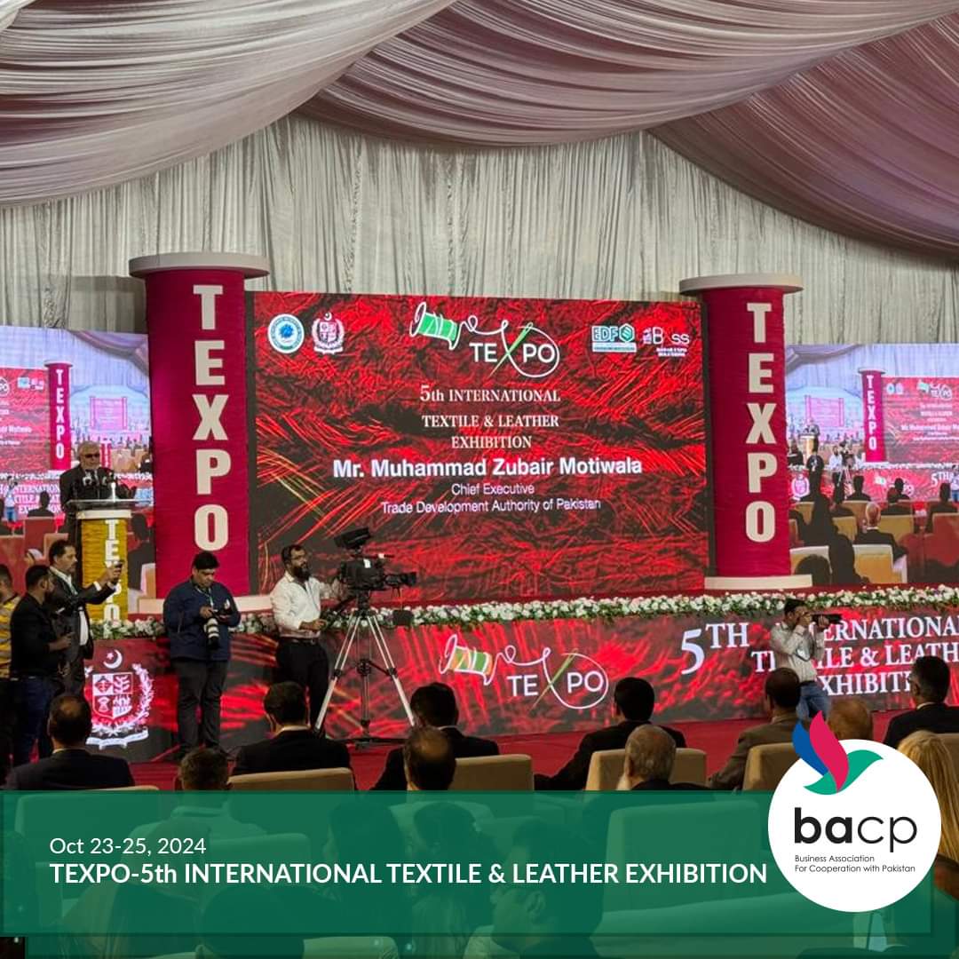 bacp_ru's tweet photo. TEXPO-5th INTERNATIONAL TEXTILE &amp; LEATHER EXHIBITION

October 23-25, 2024, Expo Center Karachi- President BACP Jawad REHMAN visited today 5th International Textile &amp; Leather Exhibition  Texpo Karachi. Mr. Rehman welcomed the Russian delegates and appreciated the efforts. https://t.co/SGQq73DnLC