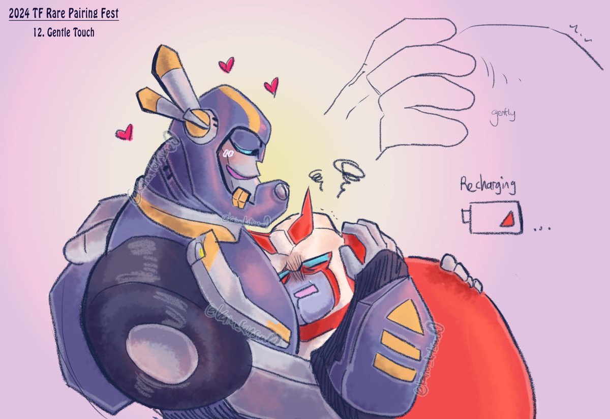 12. Gentle Touch

#2024TFRarePairingFest #SentiRatch #kairukitsuneOart