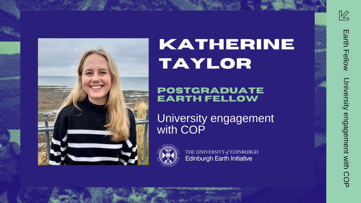 edinburghearth's tweet image. Meet our new Earth Fellows cohort!
Next up in our profile series is Katherine Taylor - Postgraduate Earth Fellow: University engagement with COP
▶️linkedin.com/feed/update/ur…
#climatechange #COP29 #research #postgraduate #earthfellow #policy #engagement