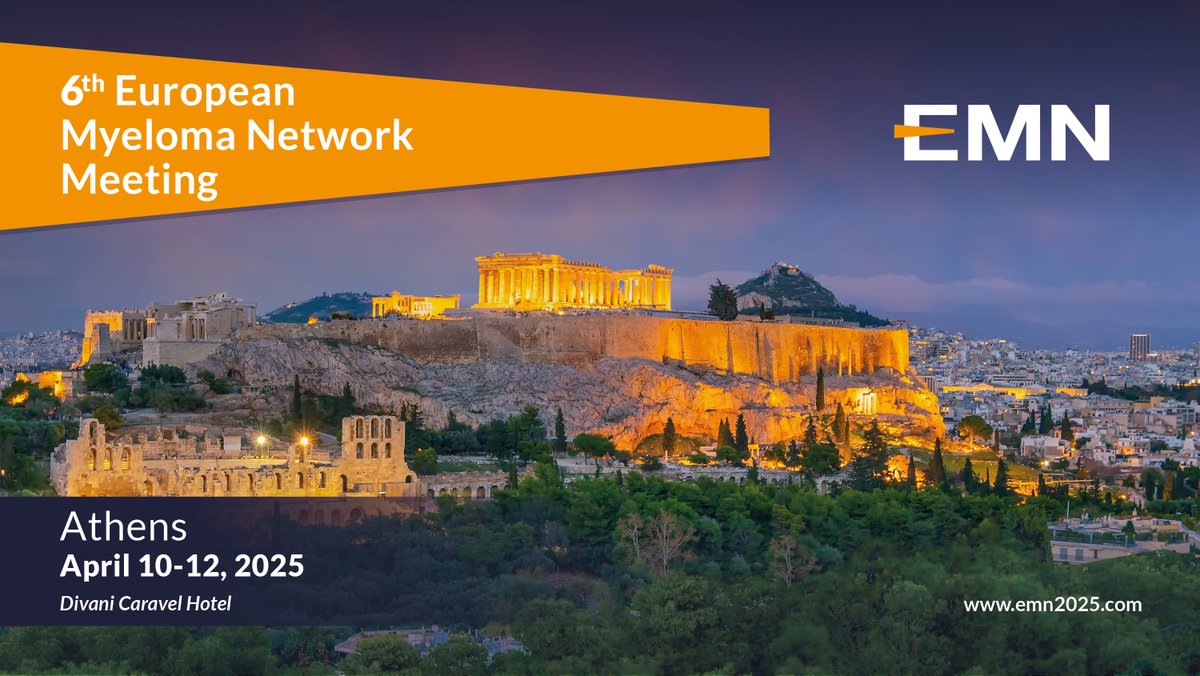 EMN (@emn_eummnet) on Twitter photo 🚨Abstract submissions to #EMN2025 in Athens are now OPEN! This is a fantastic opportunity to showcase your work and research. Check out the website emn2025.com and submit your abstract by January 12, 2025! Don’t miss out! #MultipleMyeloma #Research <a href="/thanosdimop/">Thanos Dimopoulos</a> 🚨Abstract submissions to #EMN2025 in Athens are now OPEN! This is a fantastic opportunity to showcase your work and research. Check out the website emn2025.com and submit your abstract by January 12, 2025! Don’t miss out! #MultipleMyeloma #Research <a href="/thanosdimop/">Thanos Dimopoulos</a>