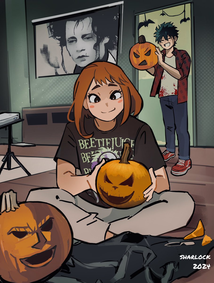 sharl0ck_'s tweet image. halloween night (part1)