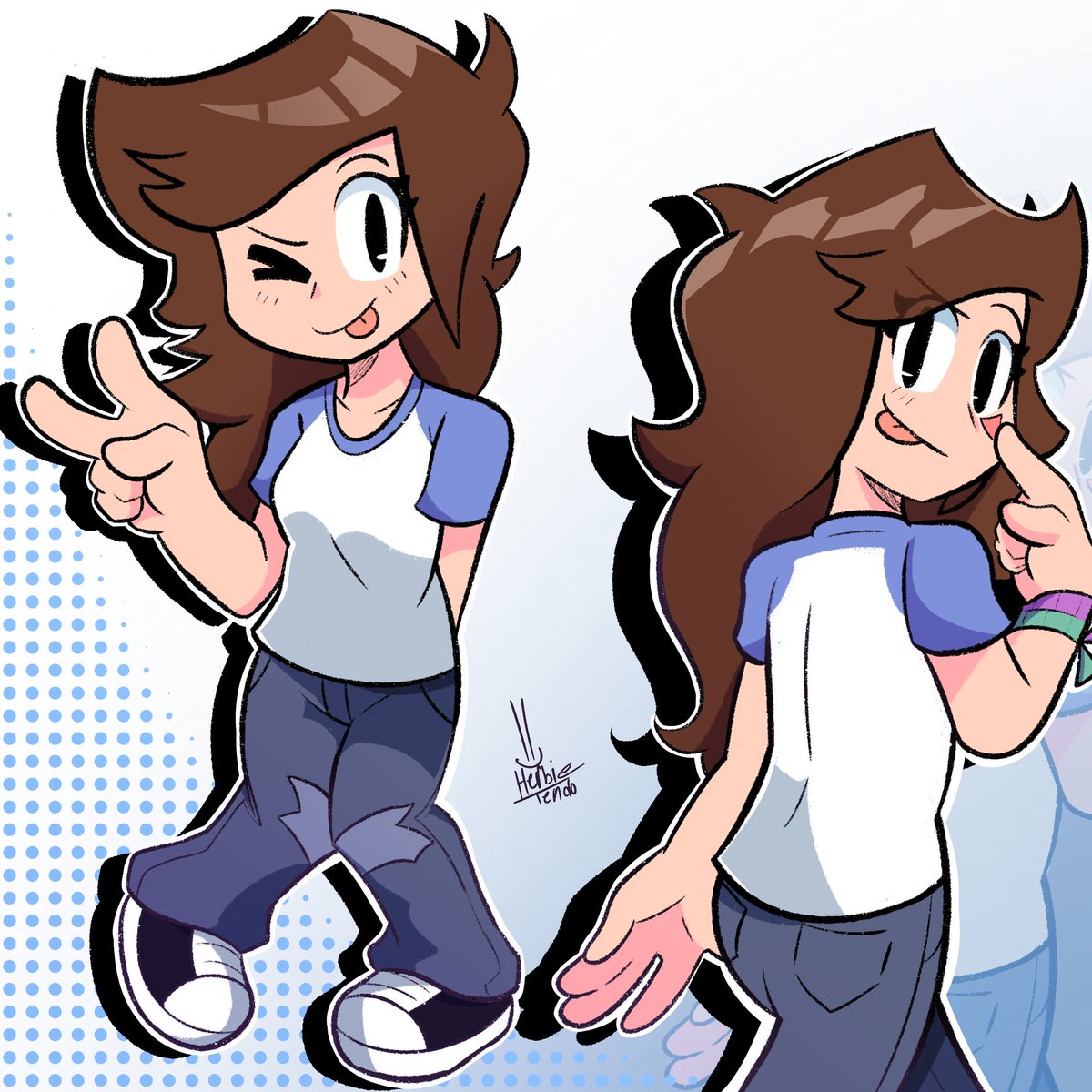 I really love her design! #wiptoon <a href="/WIPToon/">Work in Progress</a> <a href="/PieLordCollin/">@onecentpie.bsky.social</a>