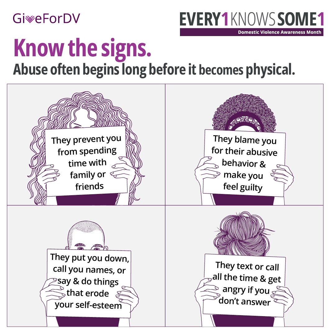 Today is DVAM Day of Giving. 💜

Domestic violence survivors, advocates, and programs urgently need support. #GiveForDV and help us continue our essential work. Click the link below to donate.

#Every1KnowsSome1 #DVAM

givefordv.nnedv.org/organizations/…