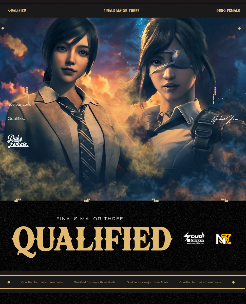 مشاركة بطلاتنا في نهائيات ببجي موبايل في منافسات الدوري السعودي للرياضات  الإلكترونية !🎮🇸🇦

نعدكم بتقديم أفضل ما لدينا في النهائيات.🏆

#nozcommunity #saudileague #saudiesports #pubg

🪖| RAWAN
🪖| RAGHAD
🪖| GHAIDA
🪖| EMAN
🪖| RAHAF
💼| SAMEER