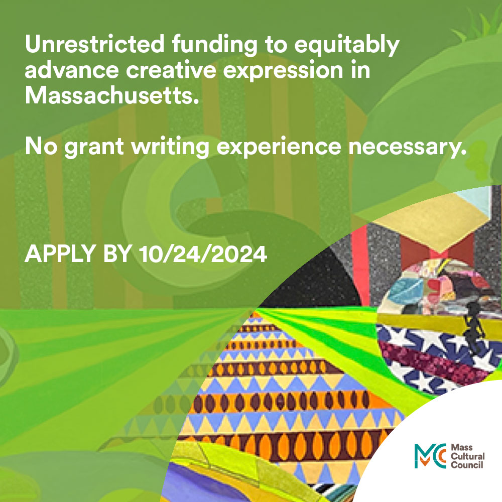 🚨 DEADLINE DAY: Don't forget to submit your Grants for Creative Individuals application before midnight tonight! #PowerOfCulture #mapoli massculturalcouncil.org/blog/grants-fo…
