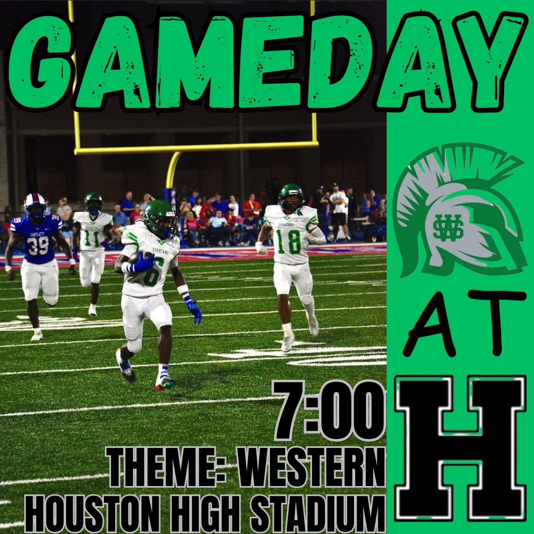 WhiteStationFB's tweet photo. GAMEDAY!!!!
⏰: 7PM
🆚: @HHSMustangs
🏟️: Houston High Stadium
#Solid🪨
#CheckinAtDaStation ⚔️
#allaboard🚉
#FightYourFight 💚
#OnwardSpartans https://t.co/kwOy5VdTtf