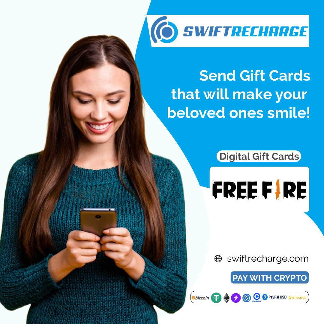 swiftrecharges's tweet image. Get FreeFire Giftcards at swiftrecharge.com with crypto now! @freefire @FreeFire_NA @freefireeu @FreeFireMena #cryptopayment #paywithcrypto #crypto #binance #coinbase