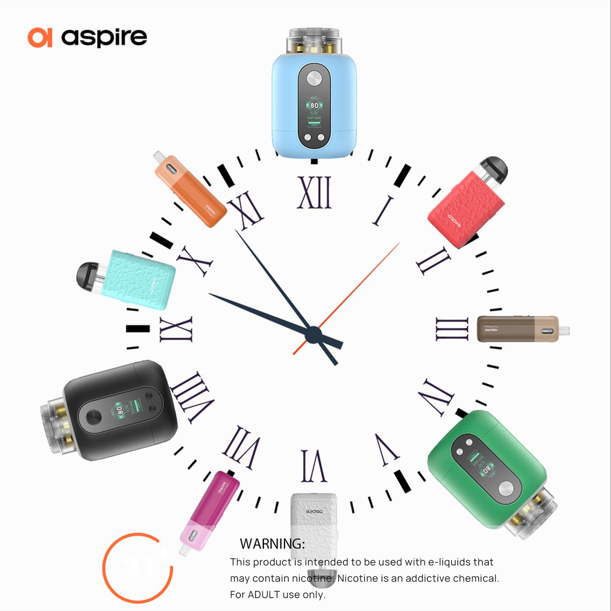 aspirecigs's tweet photo. 🌈🌈🌈With Aspire accompanying you every moment, choose the one you love most and let it enhance your day-to-day life.
FYI: https://t.co/w4JWDvnMlE
#Aspirecigs #ProeteusMini #ProteusSeries #Fluffimini #Minican4+ #Alwaysaspire
WARNING: For 21+ adults use only! https://t.co/jEyqYhnai9