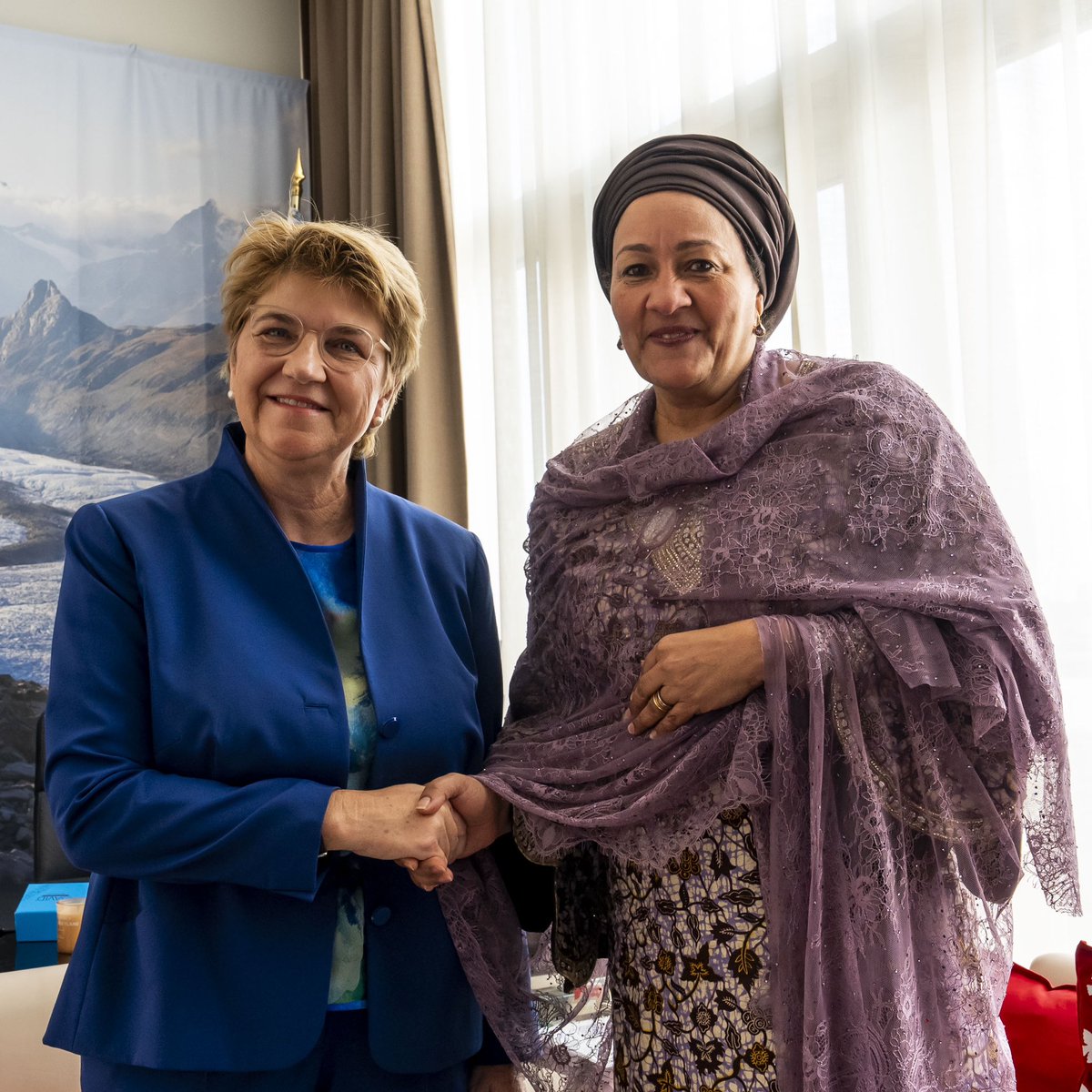 Viola Amherd (@violapamherd) on Twitter photo Meeting with UN Deputy Secretary-General <a href="/AminaJMohammed/">Amina J Mohammed</a>. We talked about important processes such as the Pact for the Future, the regular review of the operational development system and the challenges of UN peacekeeping. #UnitedNations #WPS2024 Meeting with UN Deputy Secretary-General <a href="/AminaJMohammed/">Amina J Mohammed</a>. We talked about important processes such as the Pact for the Future, the regular review of the operational development system and the challenges of UN peacekeeping. #UnitedNations #WPS2024