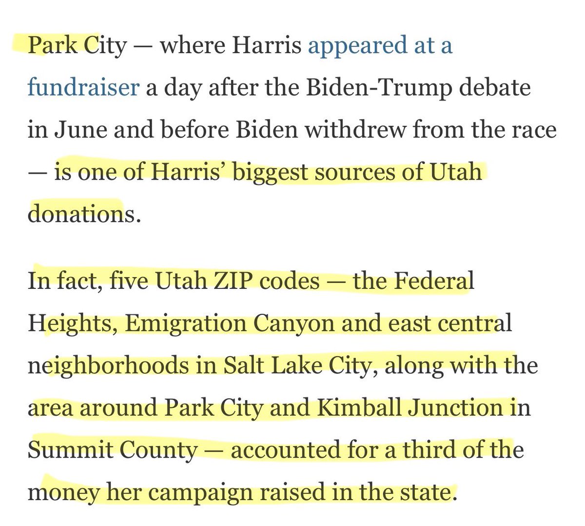 goud4utah's tweet photo. These are the perfect places for a massive homeless shelter and migrant housing.
These are the people who support open borders and homelessness. They should have to live with the consequences. #parkcity #kimballjunction #emigrationcanyon #federalheights https://t.co/dhfpcIUaLG