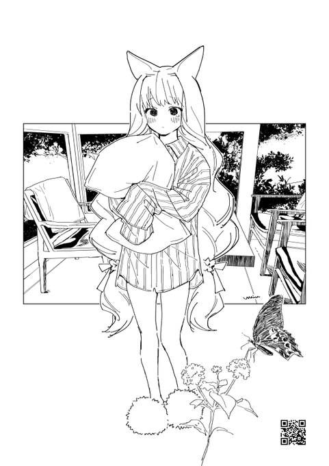 ペーパー用に描いた絵です 