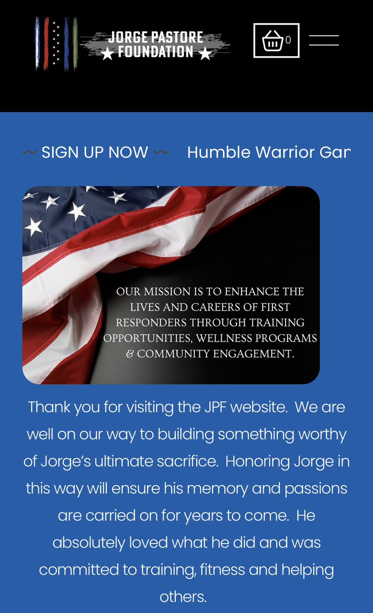Cleo_Petricek's tweet image. Just made a donation to the Fallen Officer Jorge Pastore Foundation on this significant day when the City Council will vote on the 5-year police contract. May he rest in Heavenly Peace.

“Our mission is to enhance the lives and careers of first responders through training…