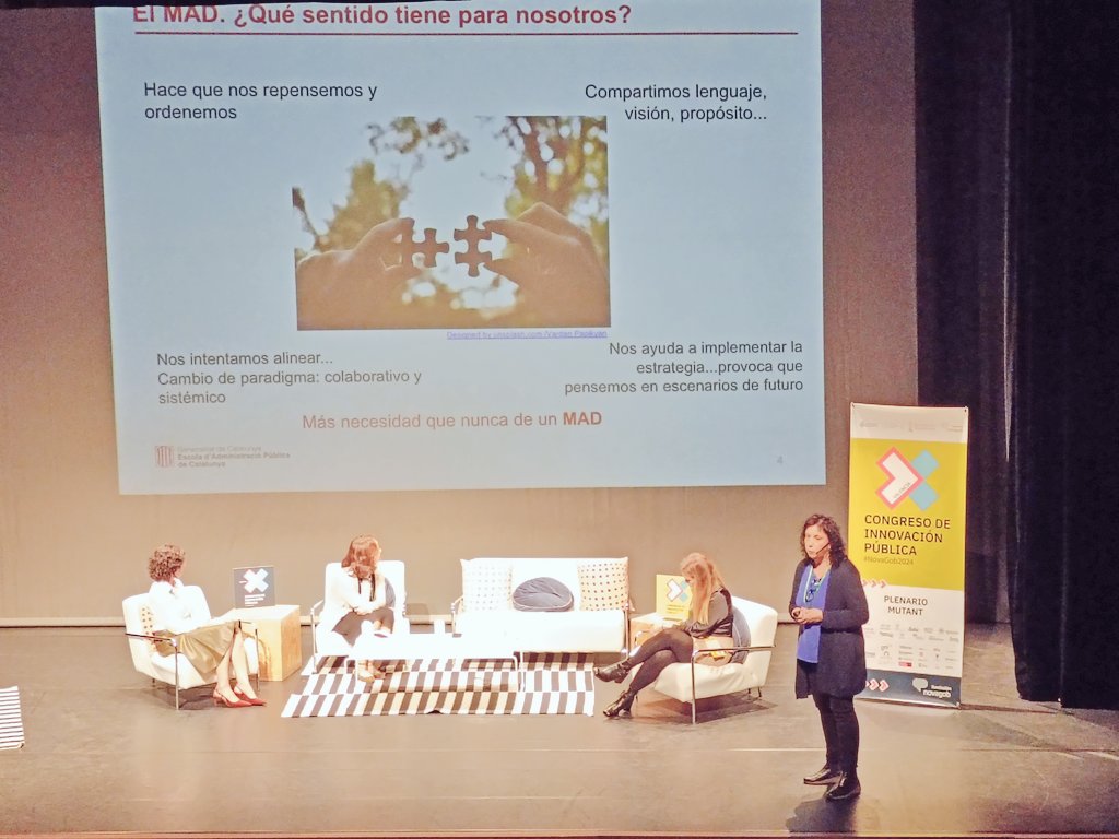 🔛 #NovaGob2024

👉"Transformación Administrativa: La promesa del cambio cultural"

Con Anna Ventura <a href="/diba/">Diputació de Barcelona</a>, Valle López <a href="/ComunidadMadrid/">Comunidad de Madrid</a>, Estela Sáez <a href="/GVAeducacio/">GVA Educació</a>, Sílvia Martínez Simón <a href="/eapccat/">EAPC</a>.