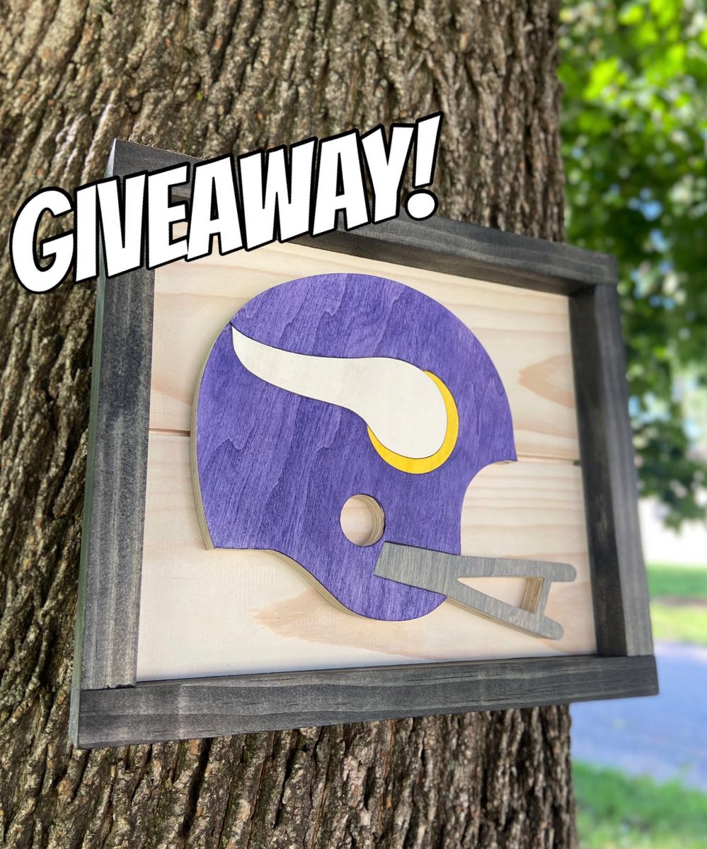 thatsbadassmn's tweet image. 🏈GIVEAWAY TIME🏈

One random #Vikings fan is going to win an old school helmet piece handmade by yours truly! #SKOL 

To Enter:
1. Like and RT this post
2. Tag 2 Vikings fans below
3. Follow @thatsbadassmn

Winner announced via retweet tomorrow, 10/25/24 @ 7:00 PM CST
