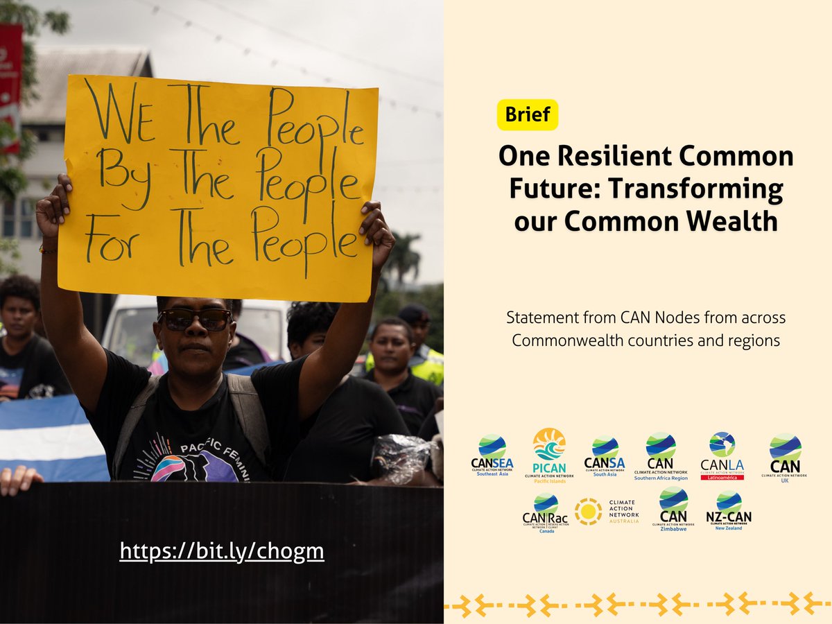 The Commonwealth must set an example, leading global efforts for climate justice. By recognising the past, committing to equity, and building a sustainable future, we can ensure no nation is left behind in the fight against the climate crisis.

➡bit.ly/chogm