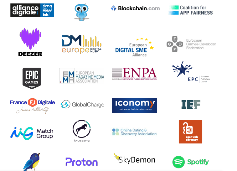 Enforcement of the #DigitalMarketsAct is not quite there yet with gatekeepers still able to make non-compliance profitable. 

Read the letter signed by >60,000 businesses and <a href="/appfairness/">Coalition for App Fairness</a>  calling on <a href="/EP_Economics/">ECON Committee Press</a> and <a href="/EP_SingleMarket/">IMCO Committee Press</a> to take action 💪

➡️ bit.ly/3YAxh9I