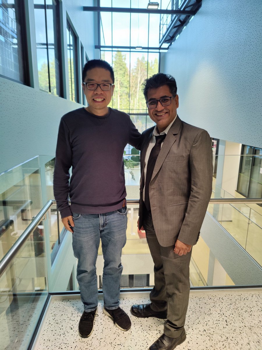 Xin Lai (@laixinking) on Twitter photo It was great to have <a href="/mkjolly15/">Mohit Kumar Jolly</a> visiting us at @TampereUniMET. He served as an opponent for the Ph.D. thesis of a student at <a href="/AndreSR_Lab/">Andre Ribeiro's Lab</a>. It was great to have <a href="/mkjolly15/">Mohit Kumar Jolly</a> visiting us at @TampereUniMET. He served as an opponent for the Ph.D. thesis of a student at <a href="/AndreSR_Lab/">Andre Ribeiro's Lab</a>.