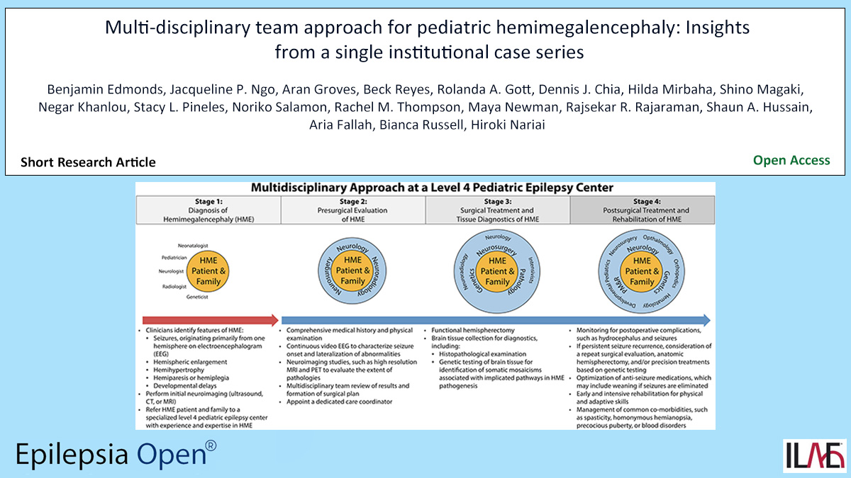 Epilepsia Open (@epilepsiaopen) on Twitter photo Multi-disciplinary team approach for pediatric hemimegalencephaly: Insights from a single institutional case series
doi.org/10.1002/epi4.1…
#epilepsy #genetics #hemimegalencephaly #HME #MTOR #multidisciplinary <a href="/IlaeWeb/">International League Against Epilepsy</a> @epilepsiaopen <a href="/WileyNeuro/">Wiley Neuro</a> Multi-disciplinary team approach for pediatric hemimegalencephaly: Insights from a single institutional case series
doi.org/10.1002/epi4.1…
#epilepsy #genetics #hemimegalencephaly #HME #MTOR #multidisciplinary <a href="/IlaeWeb/">International League Against Epilepsy</a> @epilepsiaopen <a href="/WileyNeuro/">Wiley Neuro</a>