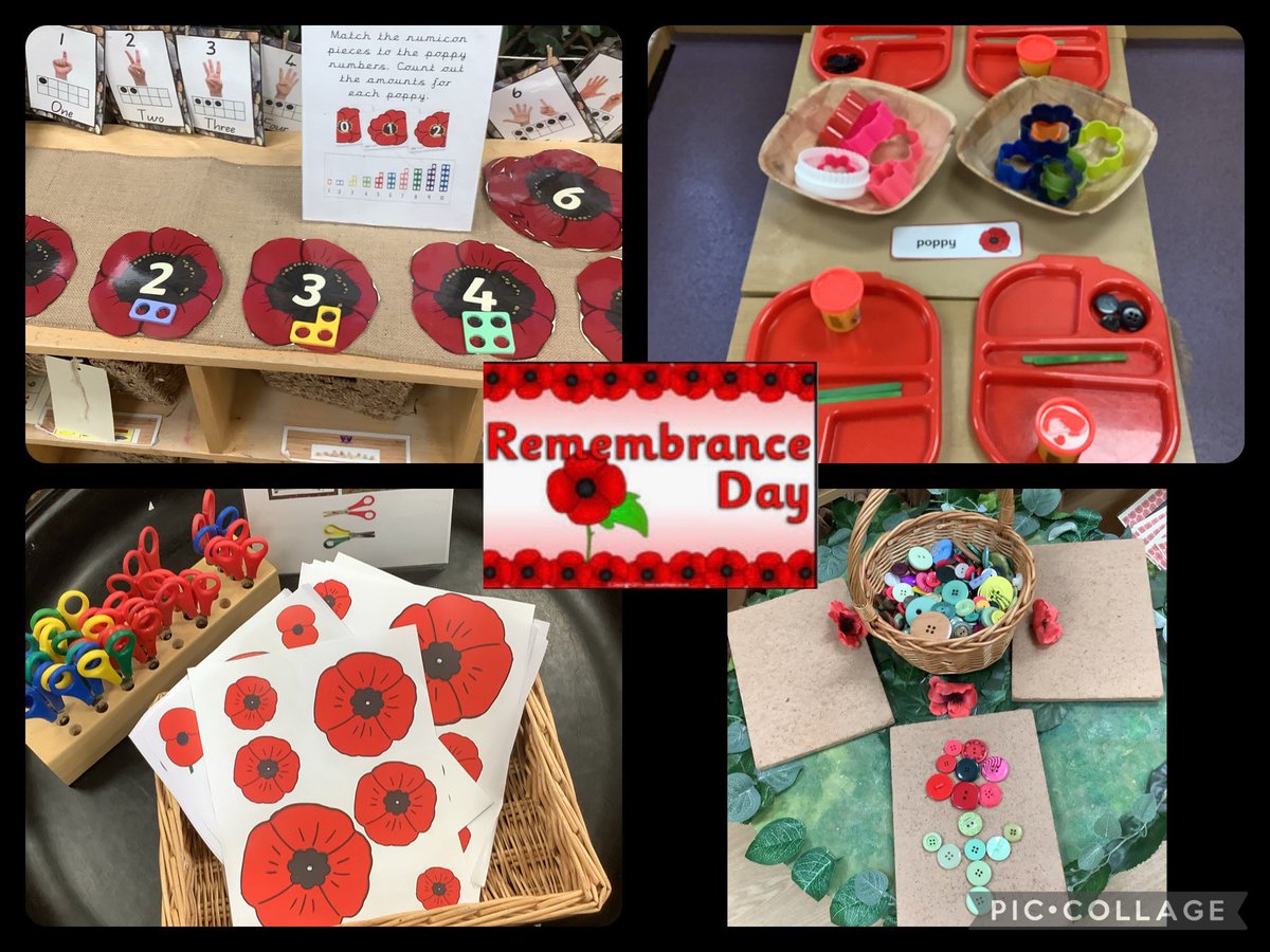 StGerardsWidnes's tweet photo. After half term @MrsT_EYFS nursery class will be learning about Remembrance Day and why we wear a poppy๐บThe classroom provision is set up for the children to explore and to develop their skills and learning #StGerardsEYFS #StGerardsHistory #RemembranceDay https://t.co/pxJrhmtk37