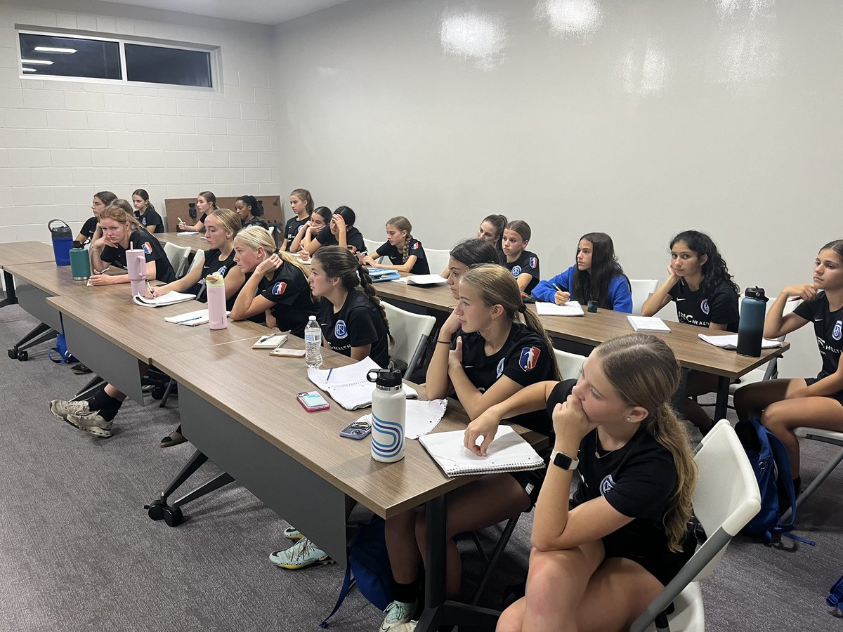 Nicole Waters (@nicwaters9) on Twitter photo The U19 players hosted a panel about their recruiting process for our U13-U16 <a href="/wakefutbol/">Wake FC</a> GA players.
Shoutout to <a href="/EmmaORourke2025/">Emma OโRourke</a> <a href="/AshleyGilbert26/">Ashley Gilbert</a> <a href="/molly_shields17/">Molly Shields</a> <a href="/RizzoG25soccer/">Gianna Rizzo ๐ฎ๐น</a> <a href="/SalemStyers/">Salem Styers</a> The U19 players hosted a panel about their recruiting process for our U13-U16 <a href="/wakefutbol/">Wake FC</a> GA players.
Shoutout to <a href="/EmmaORourke2025/">Emma OโRourke</a> <a href="/AshleyGilbert26/">Ashley Gilbert</a> <a href="/molly_shields17/">Molly Shields</a> <a href="/RizzoG25soccer/">Gianna Rizzo ๐ฎ๐น</a> <a href="/SalemStyers/">Salem Styers</a>