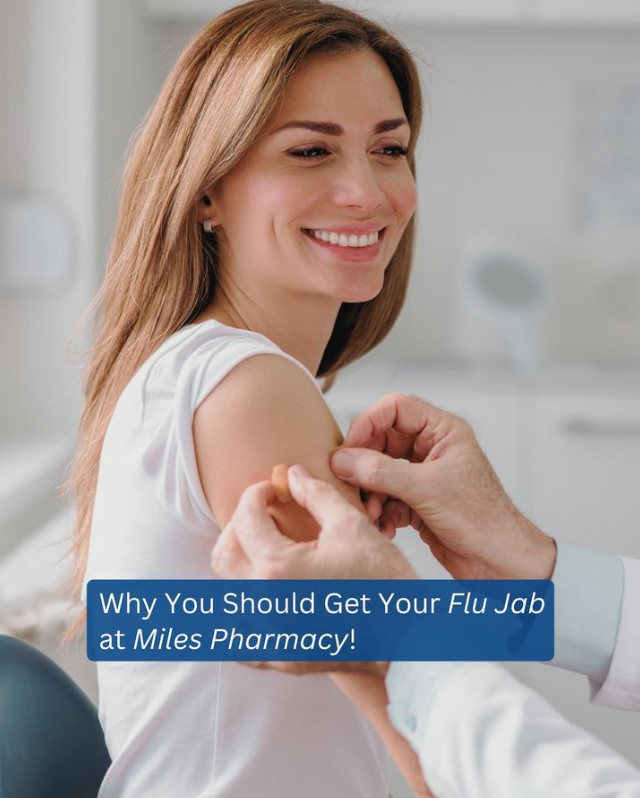 As flu season approaches, protecting your health becomes essential.

#fluvaccination #milespharmacy #stayprotected