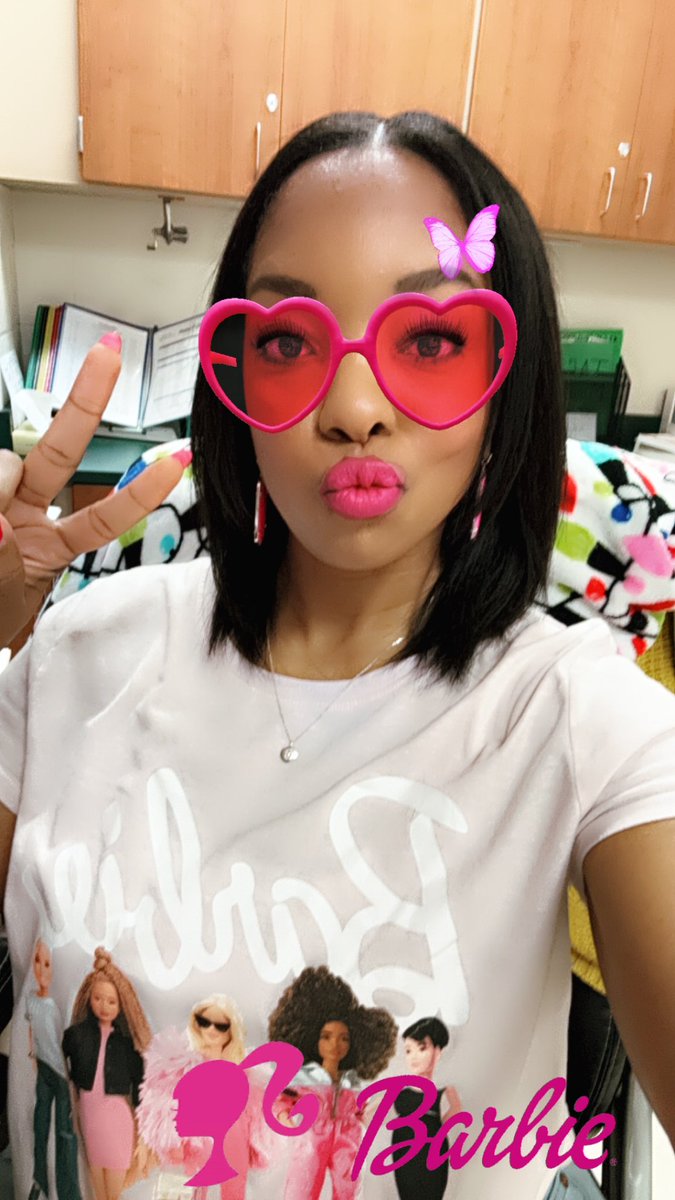 It’s Barbie and Ken pink out day for breast cancer awareness! 🩷💚🩷💛