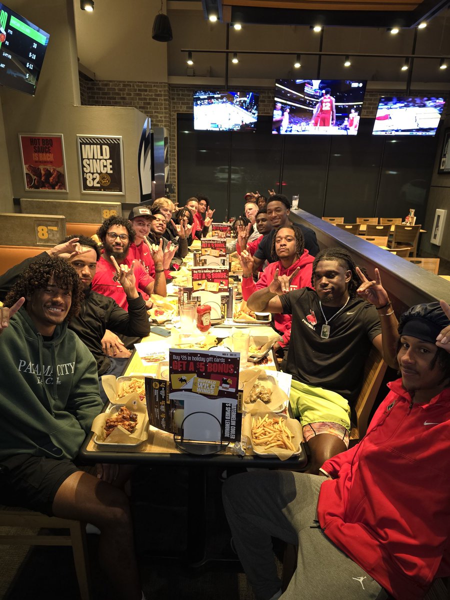 Mules Football (@ucmfootballteam) on Twitter photo .<a href="/BWWings/">Buffalo Wild Wings</a> it was another great #WingWednesday with several of our defensive backs! We appreciate the hospitality in Warrensburg! .<a href="/BWWings/">Buffalo Wild Wings</a> it was another great #WingWednesday with several of our defensive backs! We appreciate the hospitality in Warrensburg!