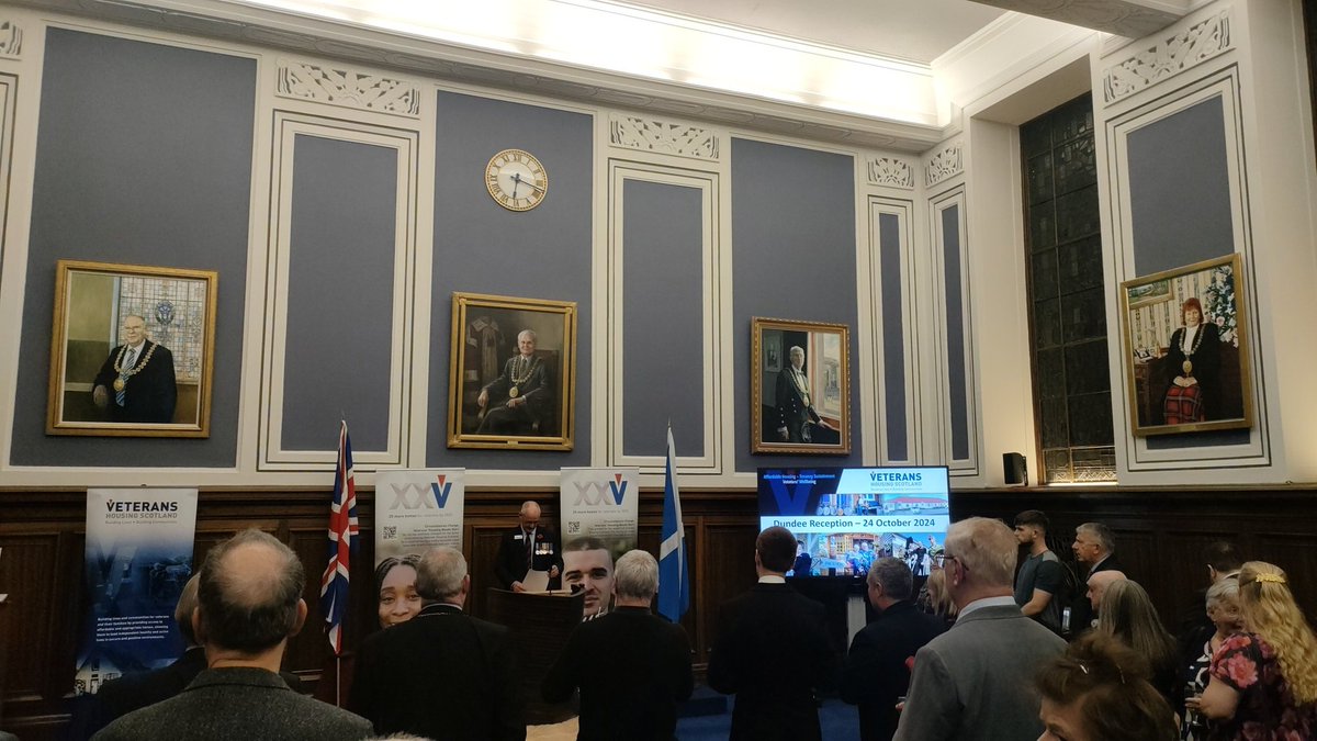 Pleased to attend the Veterans Housing Scotland Reception in Dundee.  Highlighting the amazing work being done to support Veterans across Scotland.