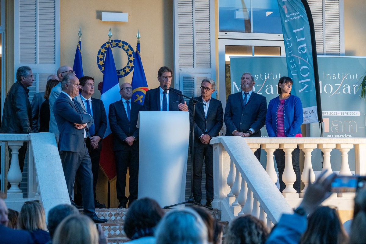 Charles Ange Ginésy (@ca_ginesy) on Twitter photo L’Institut Mozart souffle sa première bougie ! ⚕️
Je suis heureux de partager ce moment avec les Députés <a href="/eciotti/">Eric Ciotti</a> et <a href="/BernardChaix/">Bernard CHAIX</a> , le Député européen <a href="/PrLCastillo/">Pr. Laurent Castillo</a> , mes Vice-présidents <a href="/GenteJacques/">Jacques Gente</a> , <a href="/AugusteVerola/">Auguste Verola</a> , et <a href="/ValerieSergi06/">Valerie Sergi</a> , les Conseillers départementaux L’Institut Mozart souffle sa première bougie ! ⚕️
Je suis heureux de partager ce moment avec les Députés <a href="/eciotti/">Eric Ciotti</a> et <a href="/BernardChaix/">Bernard CHAIX</a> , le Député européen <a href="/PrLCastillo/">Pr. Laurent Castillo</a> , mes Vice-présidents <a href="/GenteJacques/">Jacques Gente</a> , <a href="/AugusteVerola/">Auguste Verola</a> , et <a href="/ValerieSergi06/">Valerie Sergi</a> , les Conseillers départementaux