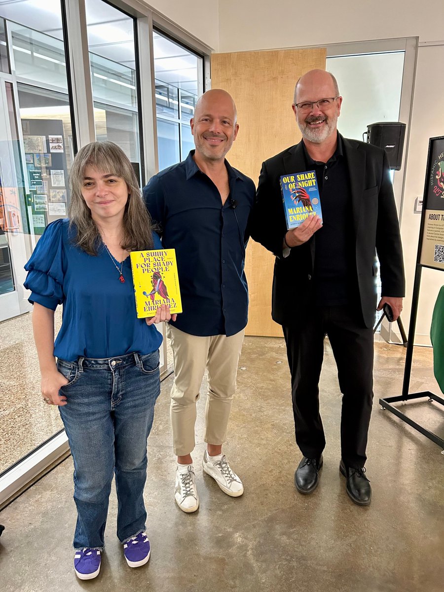 utdtranslation1's tweet photo. In case you missed the events we hosted on 10/14 -  author Mariana Enríquez, screenwriter Guillermo Arriaga, and author Dahlia de la Cerda with translator Heather Cleary - videos of the events are on our YouTube.
https://t.co/XlQJCl2eJu 

@UTDallasAlumni @utdallasarts @ut_dallas https://t.co/YHqvvdYxsz