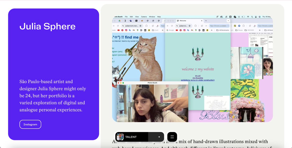juliasphere's tweet photo. hey hey i just appeared in article about art as open-source on https://t.co/KATcBEfIkF subscriber content with my biggest art references chia amsola and maya man :') i'm so sososo happy https://t.co/GadZbkTCeH