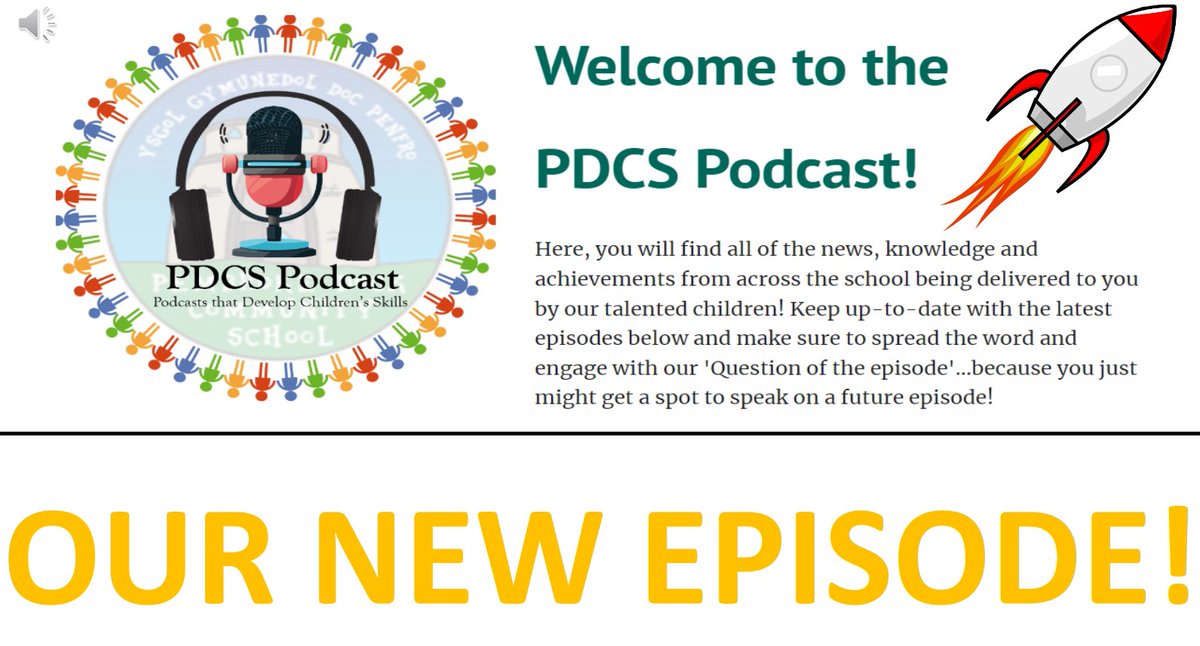 What better way to round off the first half term than with a new lineup of excited Digi Leaders raring to go. Come and listen to them all saying hi on our October #Podcast, ready to download on our school website now! Next up…an interview with Mrs Thomas <a href="/PDCSPrimary/">PDCSPrimary</a> @HeadPdcs
