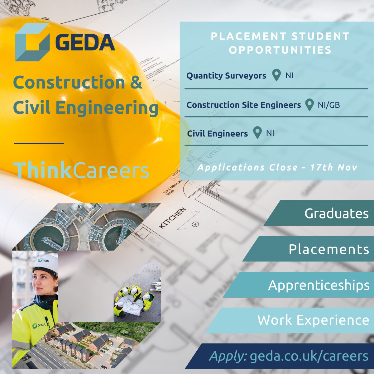 GEDA Construction (@geda_const) on Twitter photo 🧑🎓Student Opportunities!
CONSTRUCTION SITE ENGINEERS
📍EM, GB
geda.co.uk/job/constructi…
📍NI
geda.co.uk/job/constructi…
QUANTITY SURVEYORS📍NI
geda.co.uk/job/quantity-s…
CIVIL SITE ENGINEERS📍NI
geda.co.uk/job/civil-site…
<a href="/lborouniversity/">Loughborough University</a> <a href="/NottmTrentUni/">Nottingham Trent University</a> <a href="/DerbyUni/">University of Derby</a> <a href="/UlsterUni/">Ulster University</a> <a href="/QUBelfast/">Queen's University Belfast 🎓</a> 🧑🎓Student Opportunities!
CONSTRUCTION SITE ENGINEERS
📍EM, GB
geda.co.uk/job/constructi…
📍NI
geda.co.uk/job/constructi…
QUANTITY SURVEYORS📍NI
geda.co.uk/job/quantity-s…
CIVIL SITE ENGINEERS📍NI
geda.co.uk/job/civil-site…
<a href="/lborouniversity/">Loughborough University</a> <a href="/NottmTrentUni/">Nottingham Trent University</a> <a href="/DerbyUni/">University of Derby</a> <a href="/UlsterUni/">Ulster University</a> <a href="/QUBelfast/">Queen's University Belfast 🎓</a>