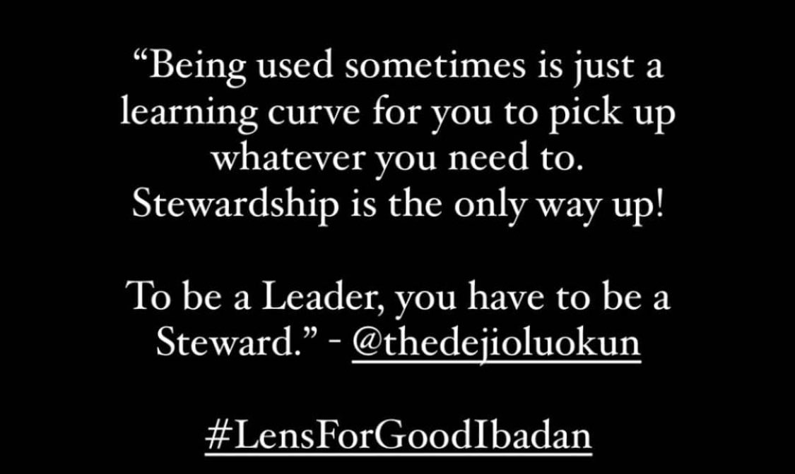 SirObedd's tweet image. Went from Lagos all the way to Ibadan for #LensforGoodIbadan #lensforgood
@lensforgood @NoraAwolowo @thedejioluokun

 @Hauwa_L asked very key questions 👏