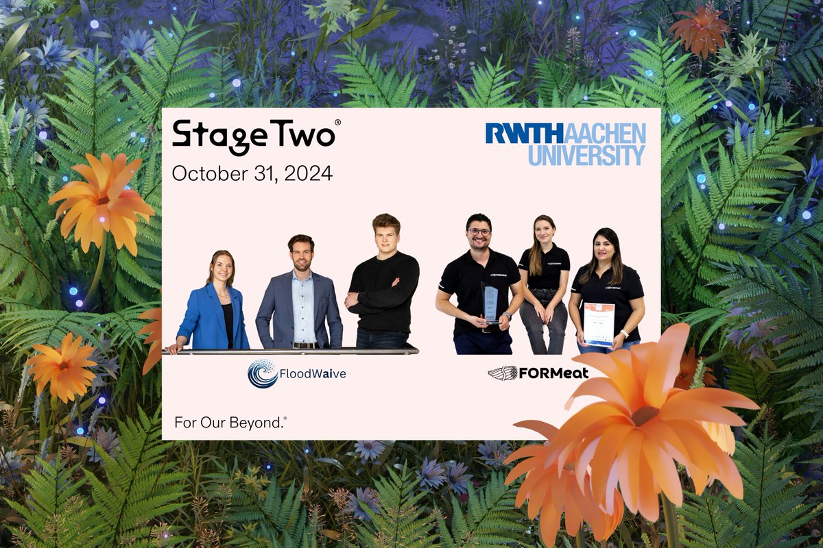 RWTH Innovation (@rwthinnovation) on Twitter photo 1 week to go until Stage Two 2024 | On 31 October, FloodWaive & FORMeat will represent <a href="/RWTH/">RWTH Aachen</a> at the largest pan-European university start-up competition. They'll pitch their innovative solutions #ForOurBeyond for prizes of €5+M. Fingers crossed!
#EXISTPotentials #ESCNRW 1 week to go until Stage Two 2024 | On 31 October, FloodWaive & FORMeat will represent <a href="/RWTH/">RWTH Aachen</a> at the largest pan-European university start-up competition. They'll pitch their innovative solutions #ForOurBeyond for prizes of €5+M. Fingers crossed!
#EXISTPotentials #ESCNRW