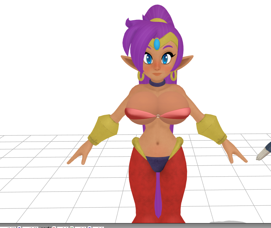 TrombTrombNSFW's tweet photo. you'd THINK I would've used the shantae boobs on shantae by now... #inflationtwt #breastexpansion #shantae #breastinflation https://t.co/RDliLn9VTv